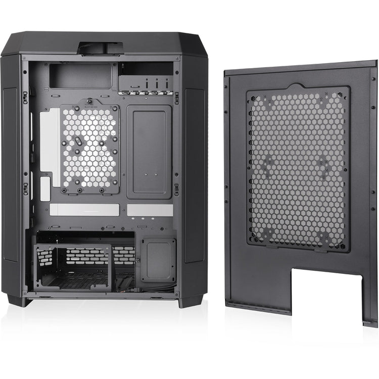 Thermaltake The Tower 600 Midi-Tower-Gehäuse (schwarz | 4x USB-A | 1x USB-C | gehärtetes Glas)