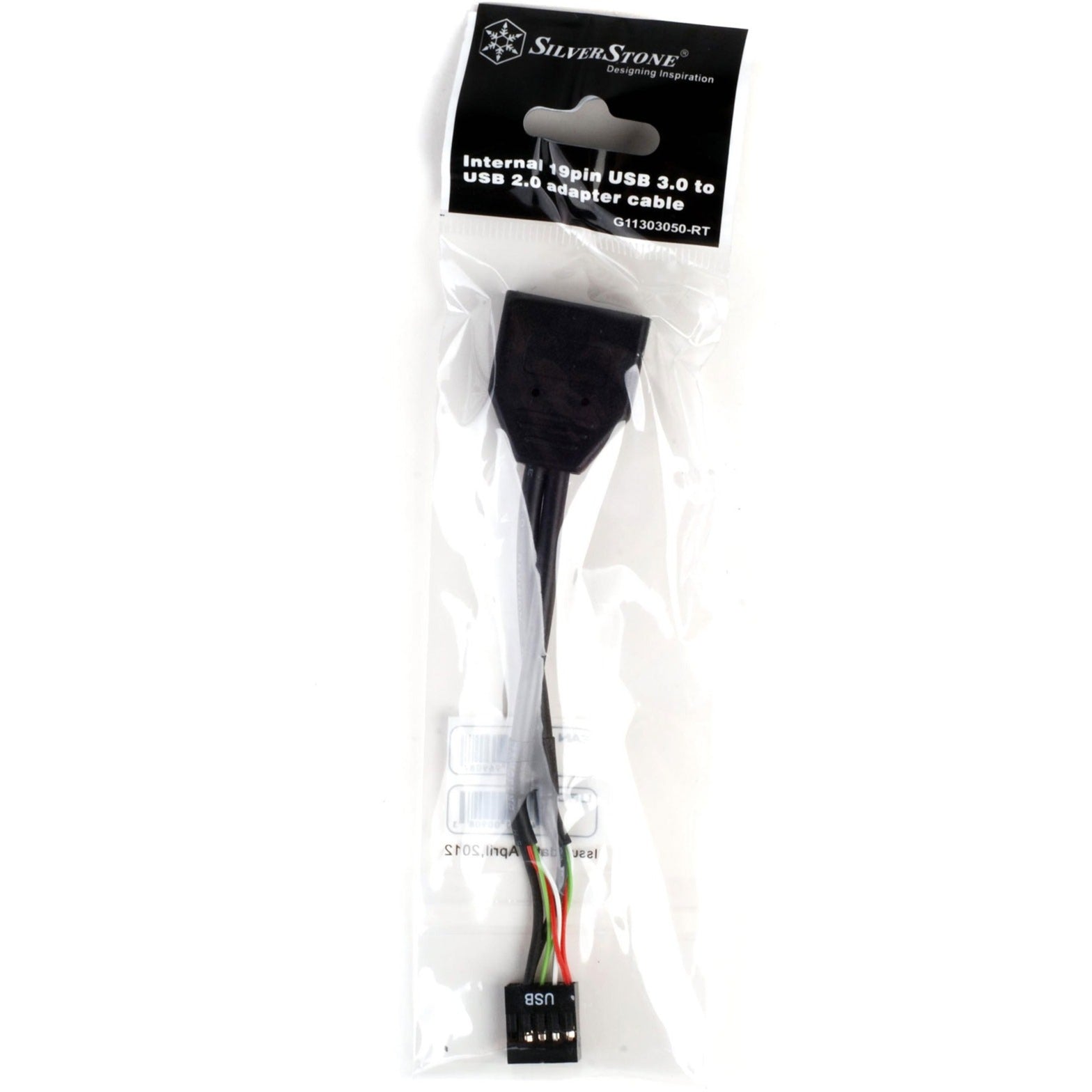 Silverstone G113050-RT, USB 2.0 (intern) 9pin> USB 3.0 (int