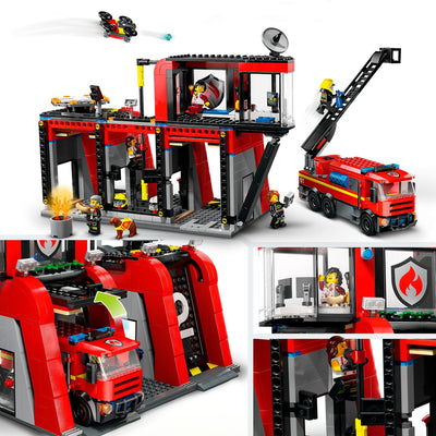 Lego LEGO City 60414 Feuerwache und Feuerwehrauto