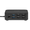 Club 3D 12-1 USB-C® Quad DisplayLink Dockingstation (Schwarz)