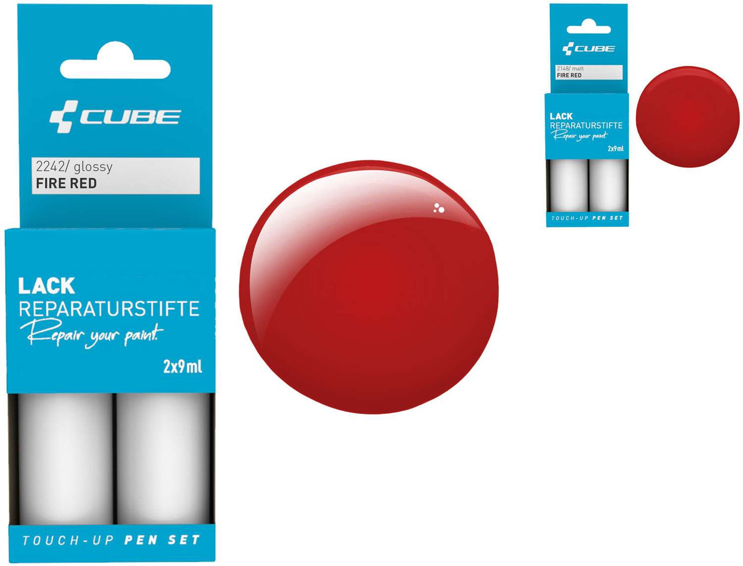 Cube Lackstift-Set Feuerrot