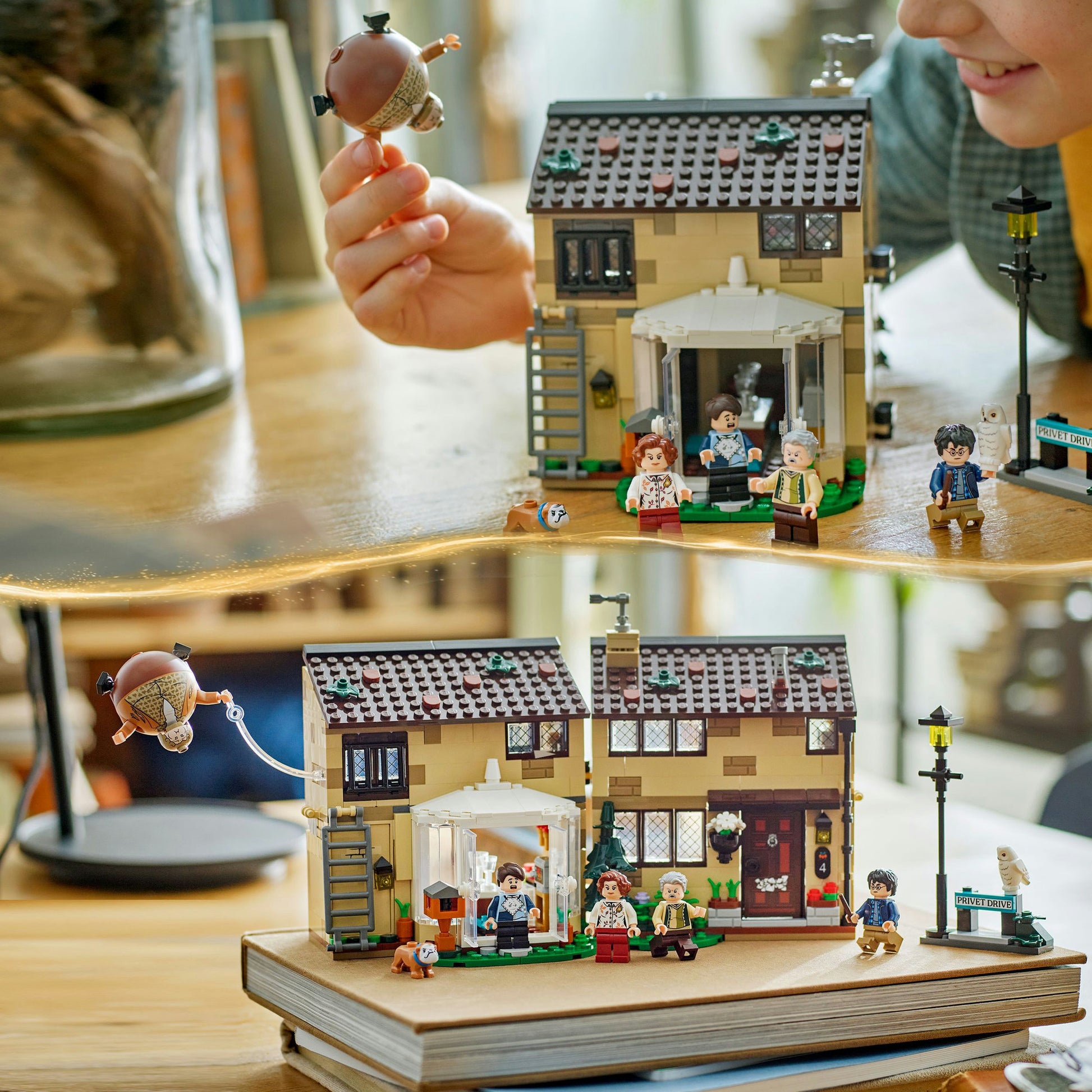 Lego Harry Potter 76451 Ligusterlaan Besuch von Tante Margot