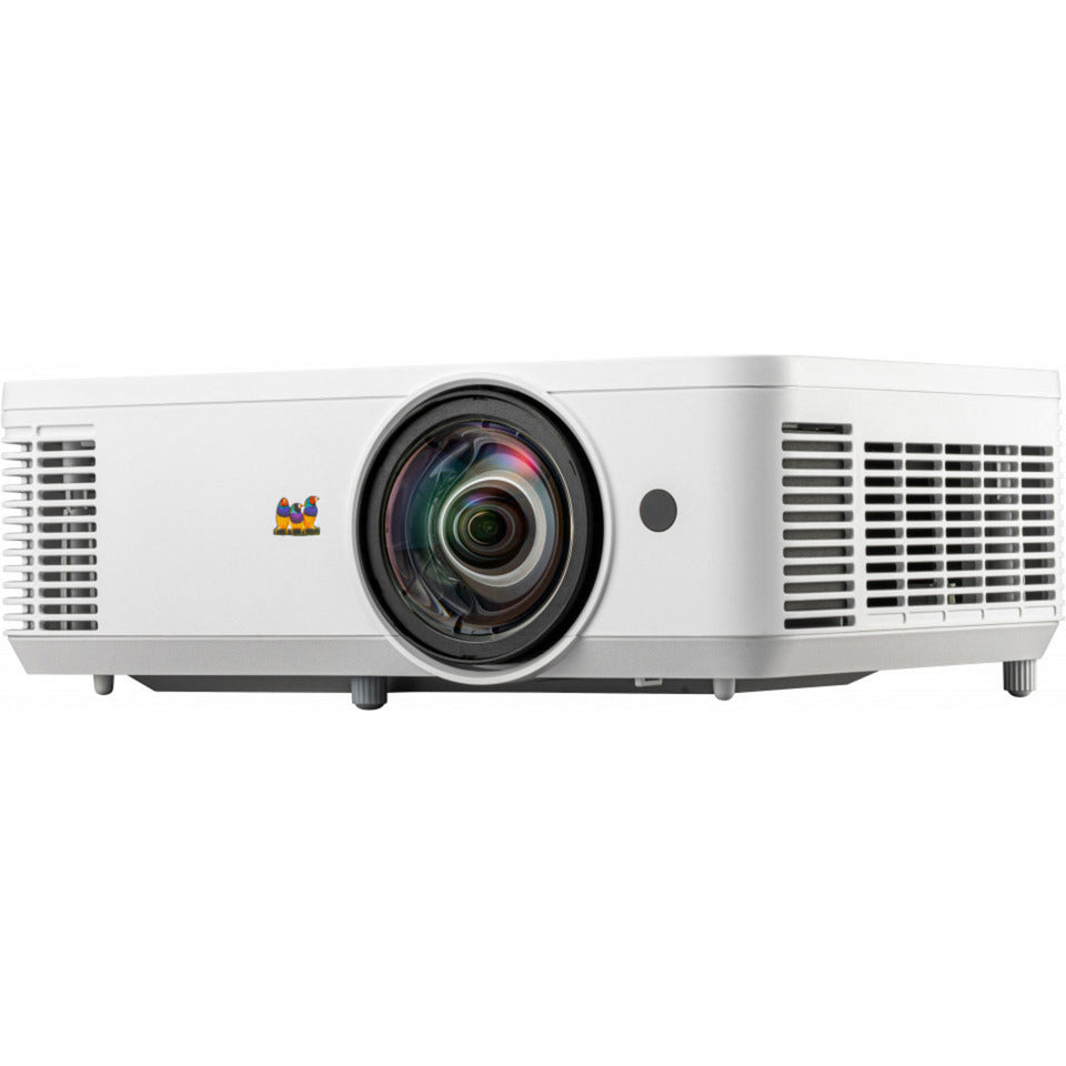 Viewsonic PS502W WXGA Short-Throw-DLP-Projektor (Weiß, 4000 Ansi Lumen, für Unternehmen und Bildungseinrichtungen)