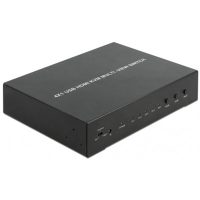 Delock KVM 4-in-1 Multiview Switch 4x HDMI mit USB