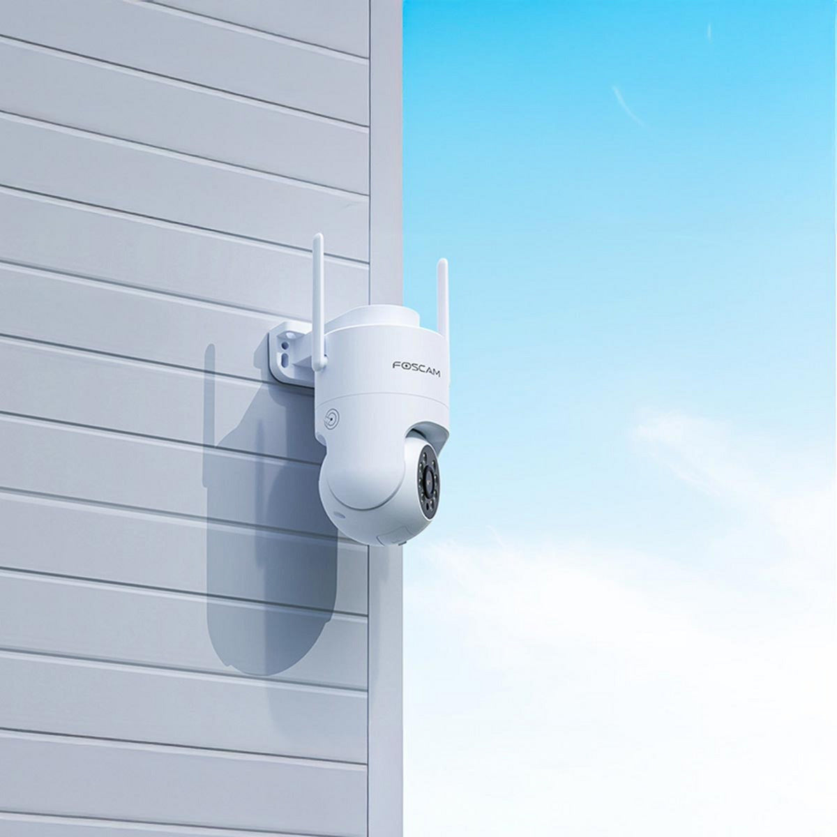 Foscam PD8, 4K 8MP Dual Band WiFi 6 PT Sicherheitskamera (weiß)