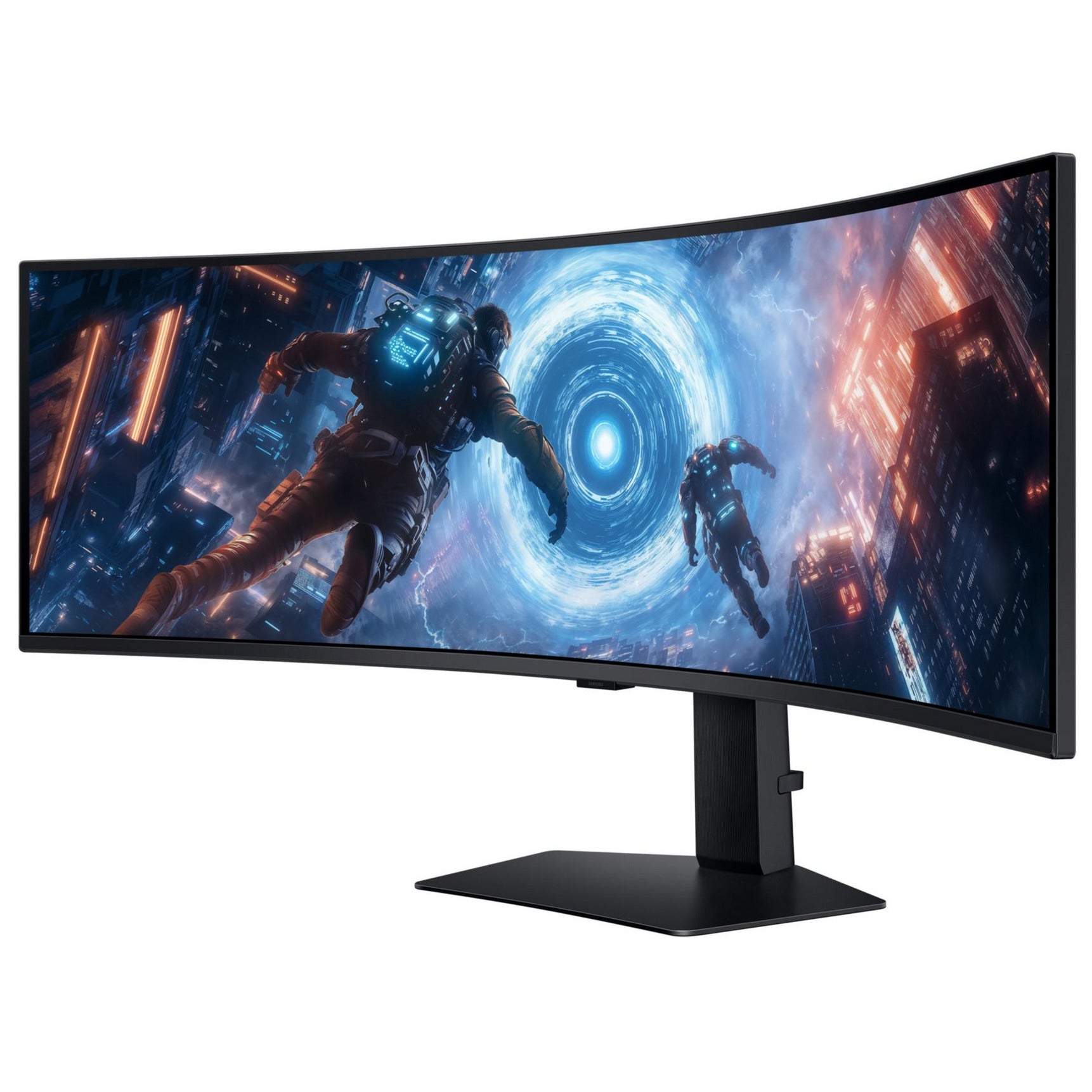 Samsung Odyssey G9 S49FG914EU 49 gebogener Ultrawide-Gaming-Monitor (Schwarz, 2x HDMI, 1x DisplayPort, USB, AMD FreeSync, 144 Hz)