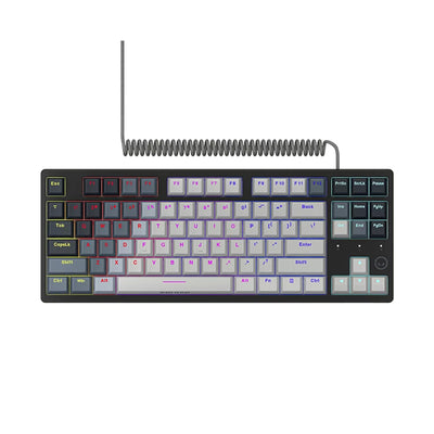 Lorgar Azar 514TKL, Gaming-Tastatur (weiß, US-Layout, Logar Dream, TKL, RGB)