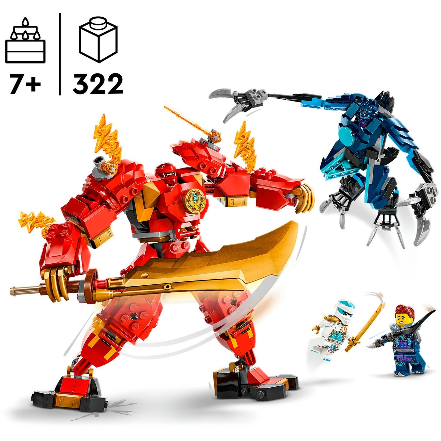Lego Lego Ninjago 71808 Kais Elementary Fire Mecha