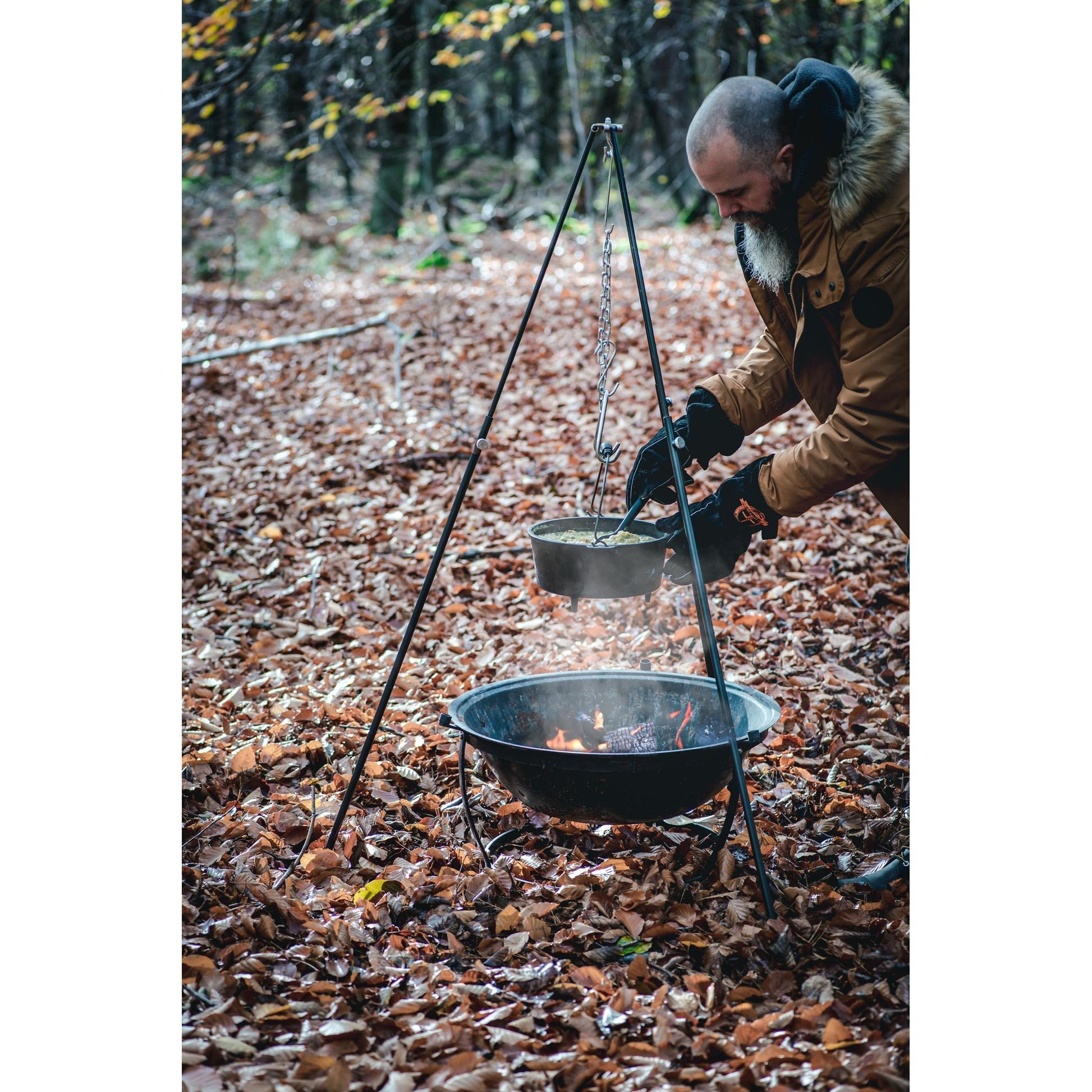 The Windmill Dutch Oven 6 qt Kochtopf (schwarz, ø 31,5 cm | 5,9 Liter)