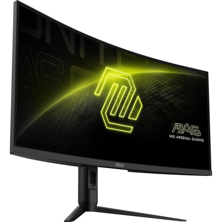 MSI Mag 342CQR E2 34 gebogener Ultrawide-Gaming-Monitor (schwarz, 2x HDMI, Display-Port, 180 Hz)