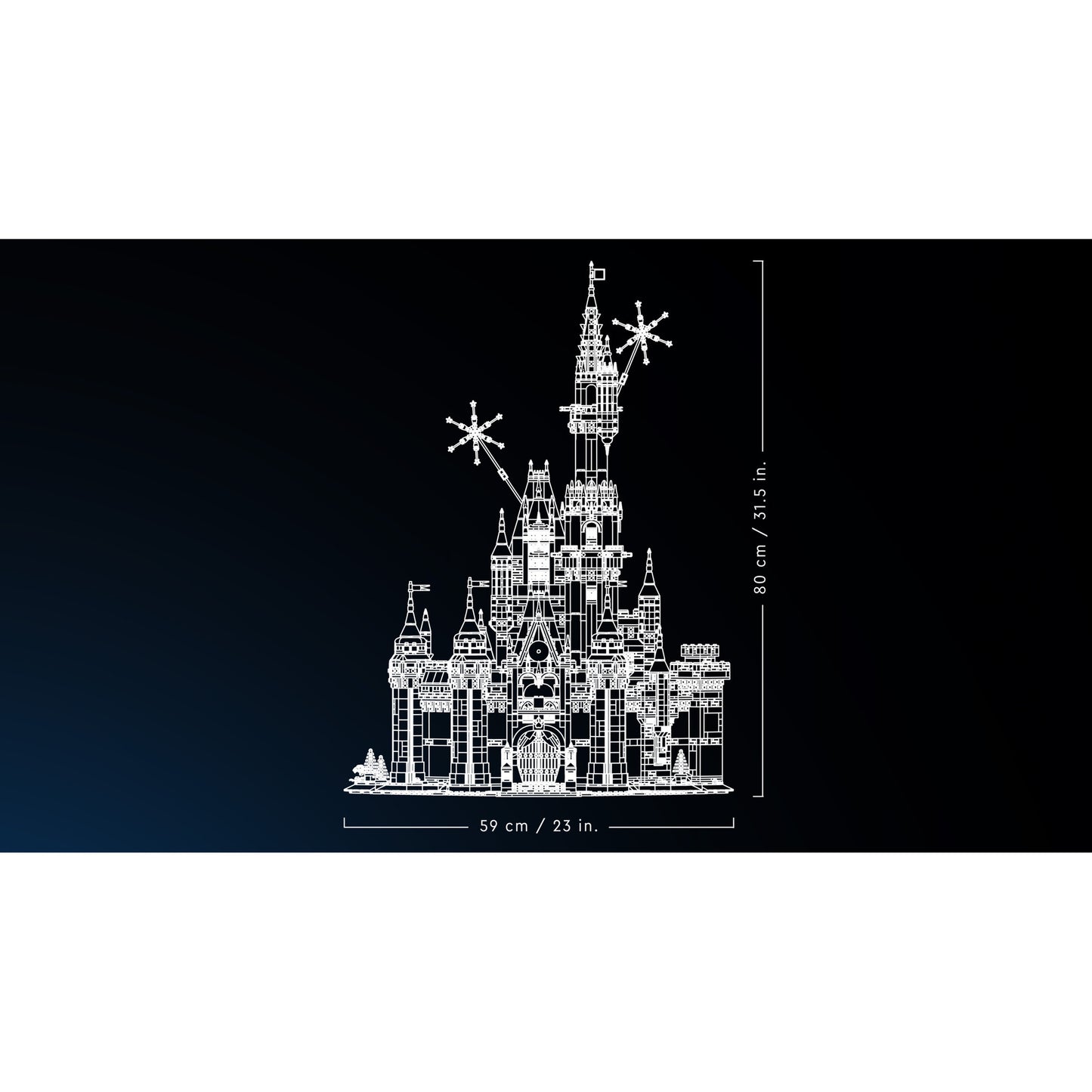 Lego Disney – Disney-Schloss-Konstruktionsspielzeug (43222)