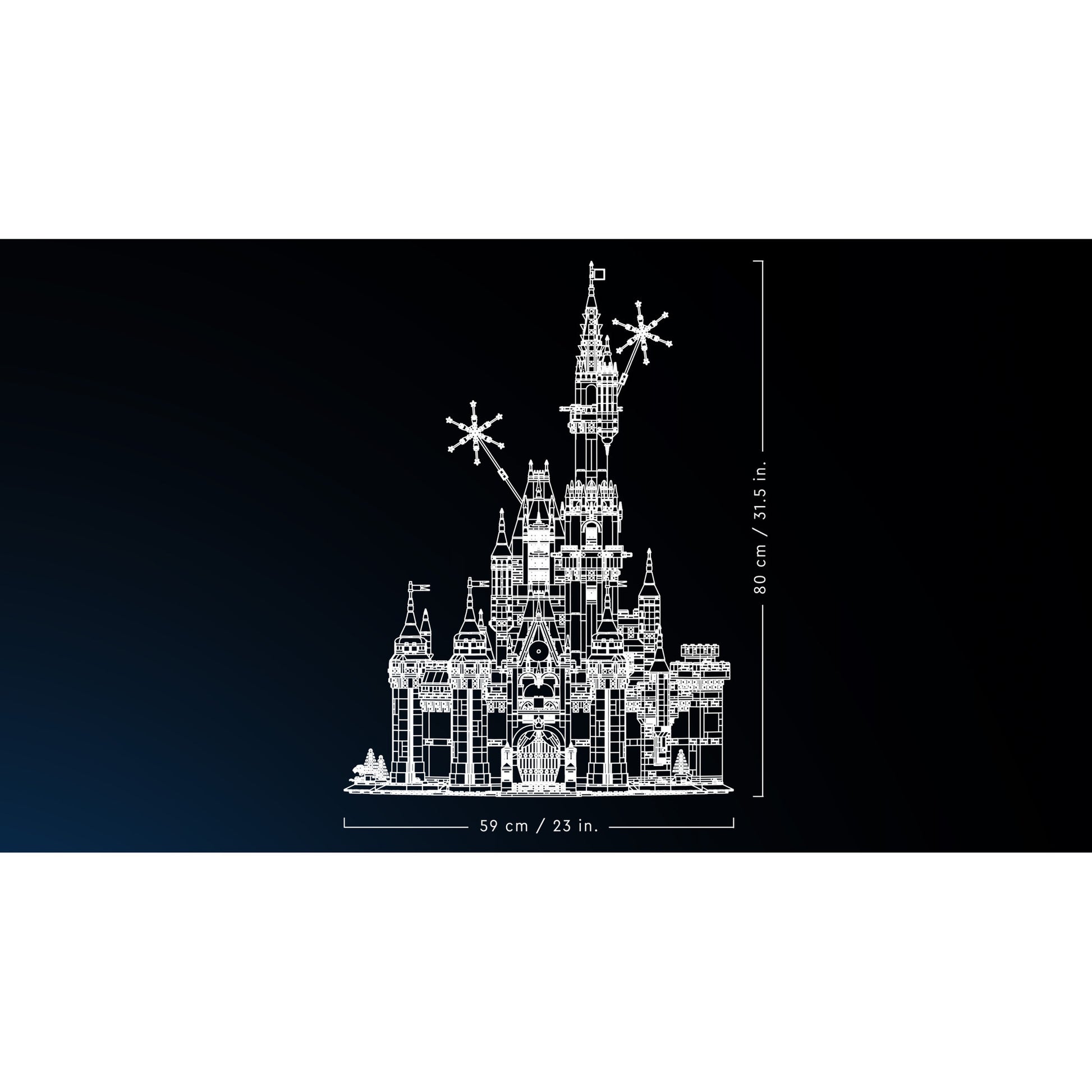 Lego Disney – Disney-Schloss-Konstruktionsspielzeug (43222)