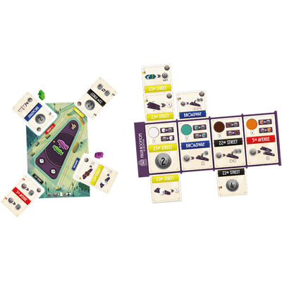 999Games 999 Games Flatiron Brettspiel (niederländisch, 1 - 2 Spieler, 45 Minuten, ab 12 Jahren)