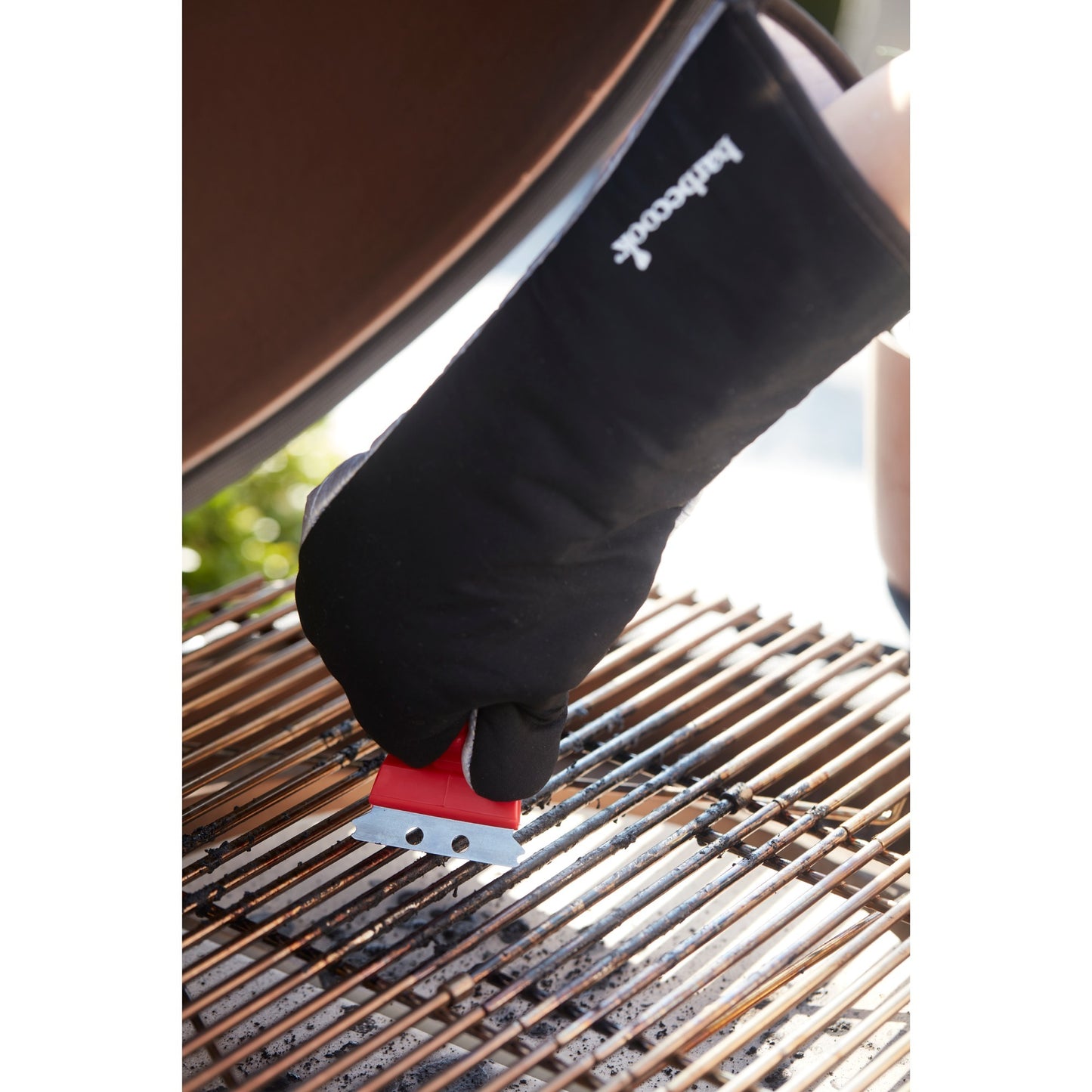 Grill 3-in-1-Pinsel rot