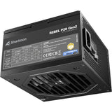 Sharkoon Rebel P20 Gen2 modulares 1000-Watt-Netzteil (schwarz, 1x 12V-2x6, 3x PCIe) - afbeelding 6
