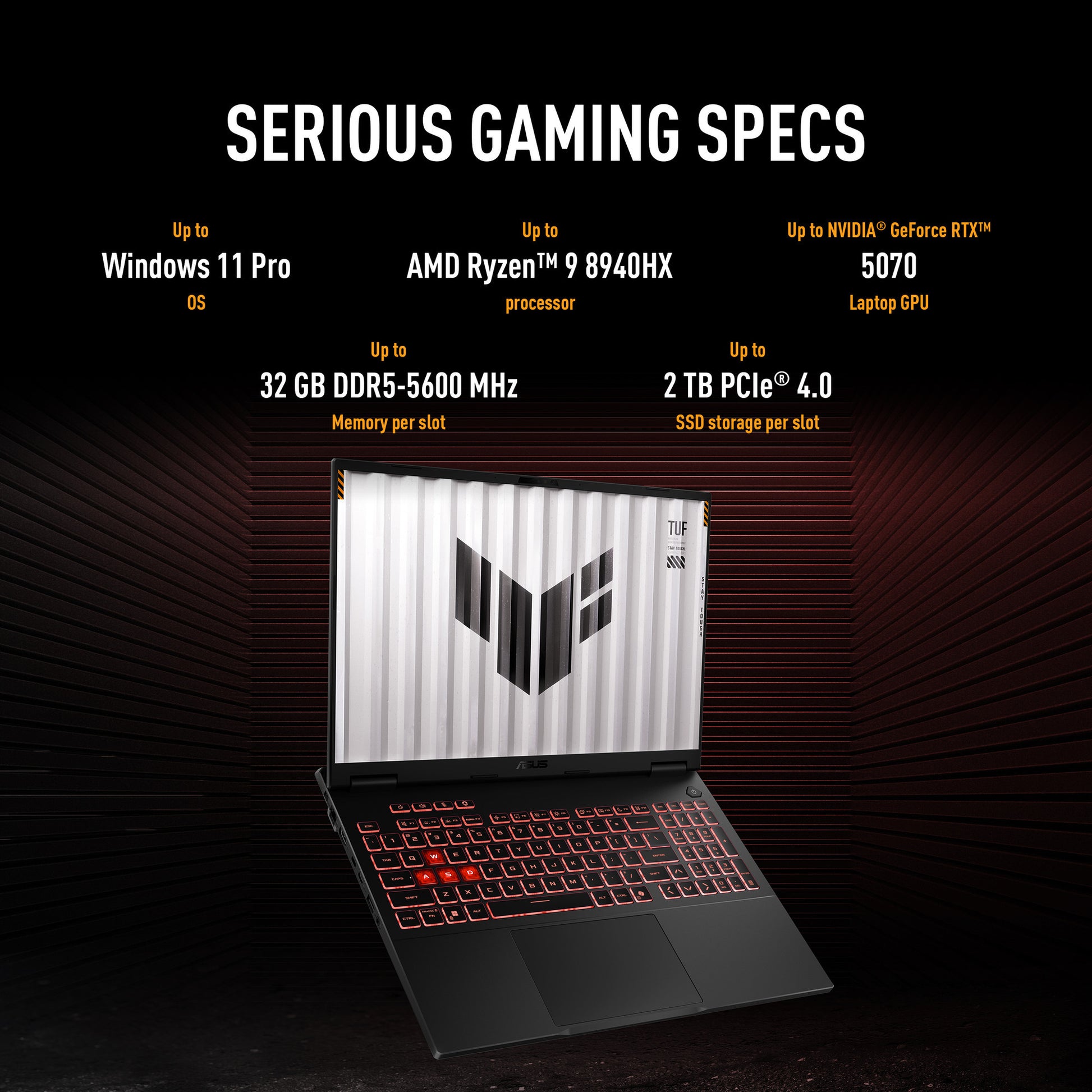 Asus Tuf Gaming A16 FA608um-RV253W 16 Gaming-Laptop (Grau | Ryzen 7 260 | RTX 5060 | 16 GB | 1 TB SSD)