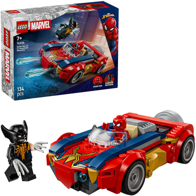 Lego Superhelden 76336 Marvel Spider-Man-Auto vs. vergifteter Vielfraß