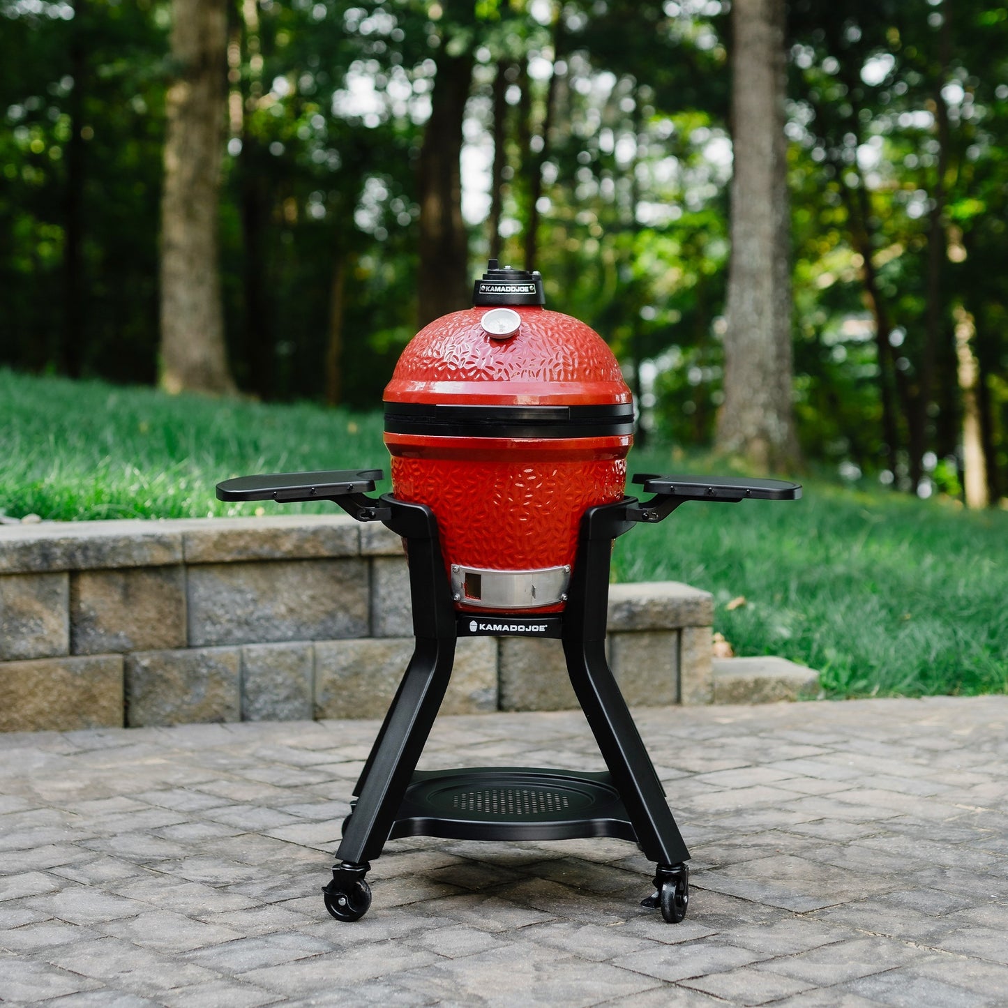 Kamado Joe Joe Jr-Kar mit Seitentischen