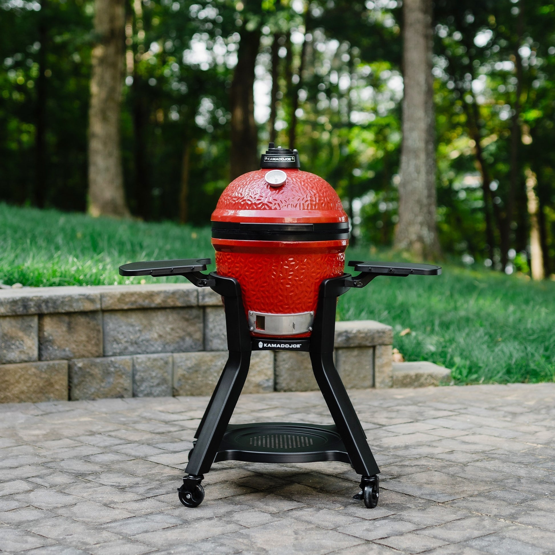 Kamado Joe Joe Jr-Kar mit Seitentischen