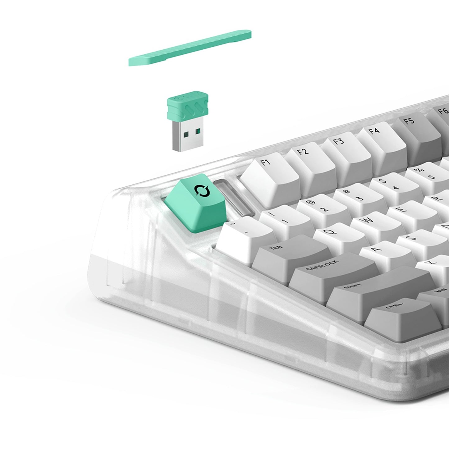 Iqunix OG80 Wurmloch Wireless mechanischer Tastatur