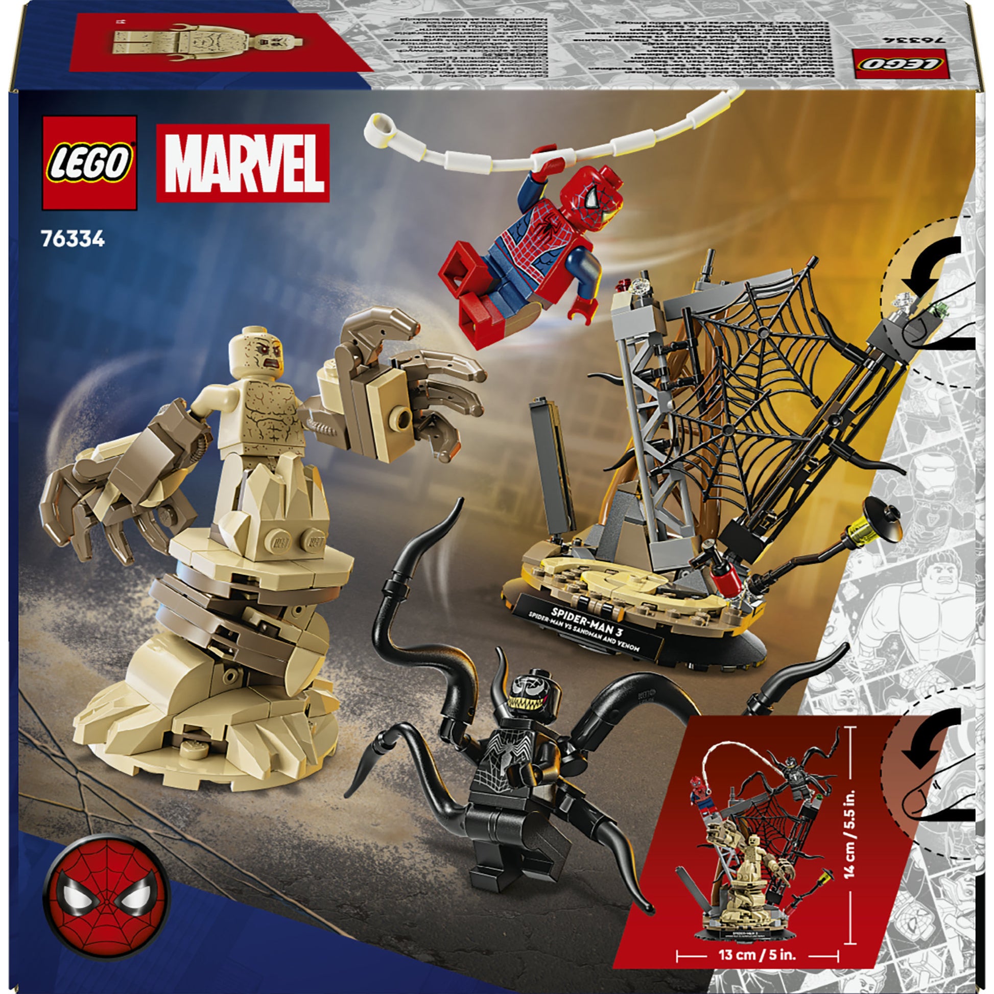 Lego 76334 Super Heroes Marvel Ultimate Battle: Spider-Man vs. Sandman