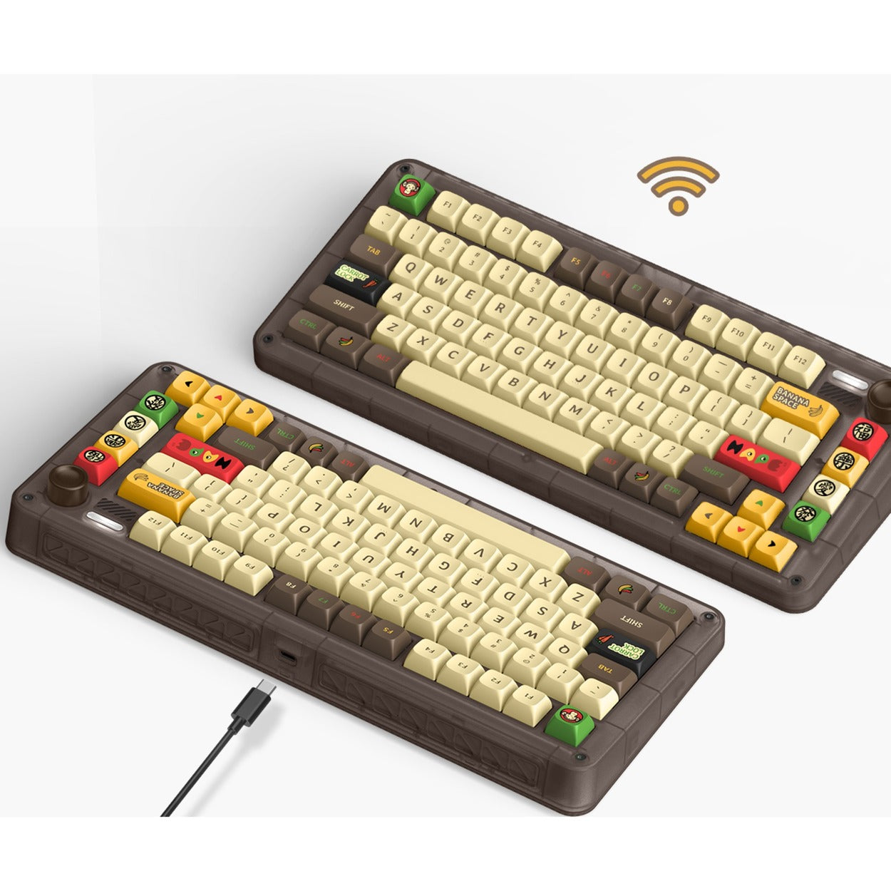 Iqunix ZX75 Happy Afe drahtlose mechanische Tastatur