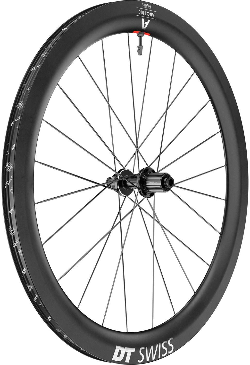 DT Swiss Arc 1100 Dicut® 55 28 Disc Cl Shimano HG Carbon Hinterrad