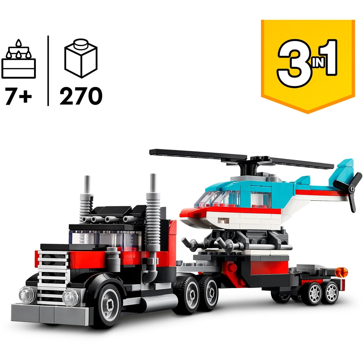 LEGO LEGO Creator 31146 LKW mit Hubschrauber