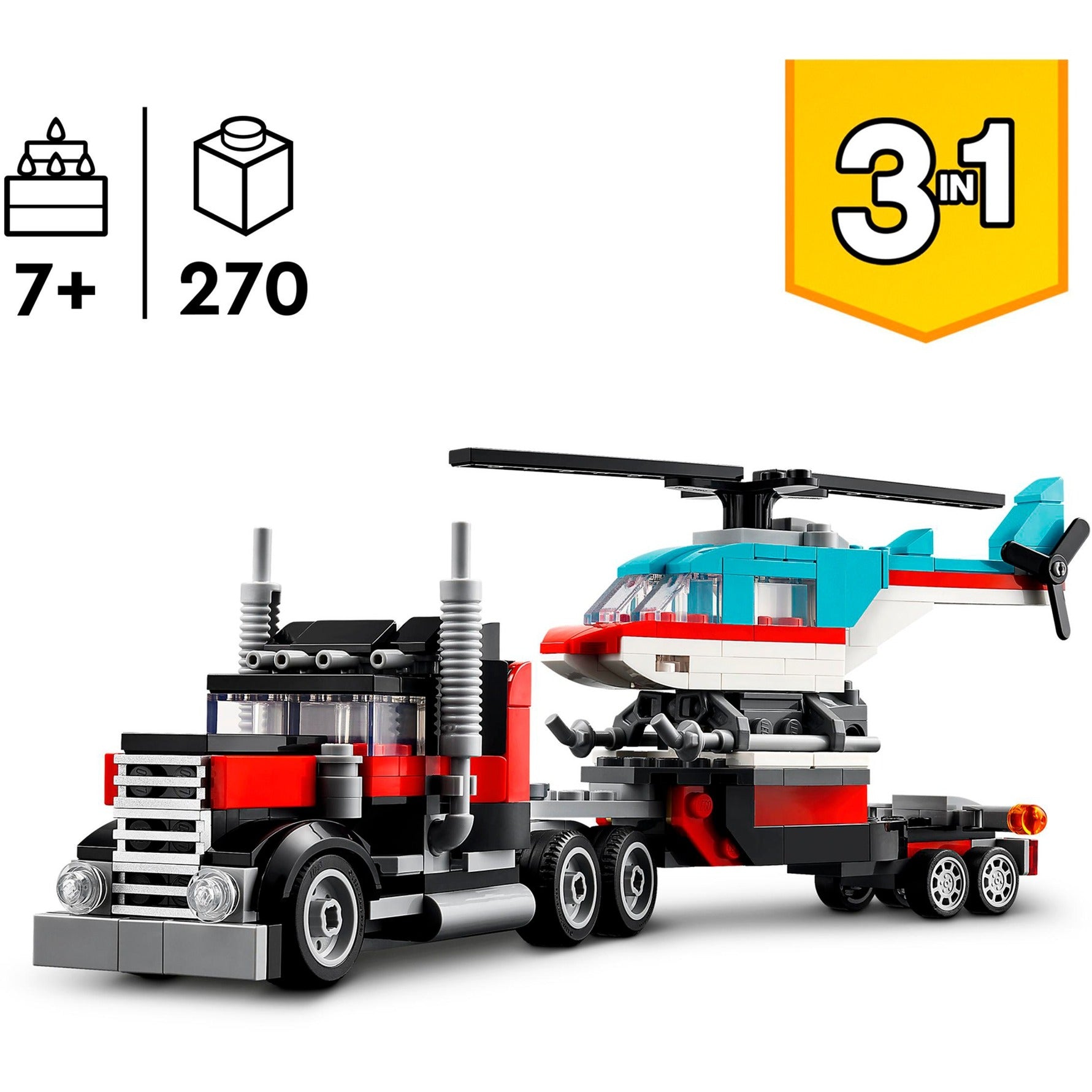 LEGO LEGO Creator 31146 LKW mit Hubschrauber
