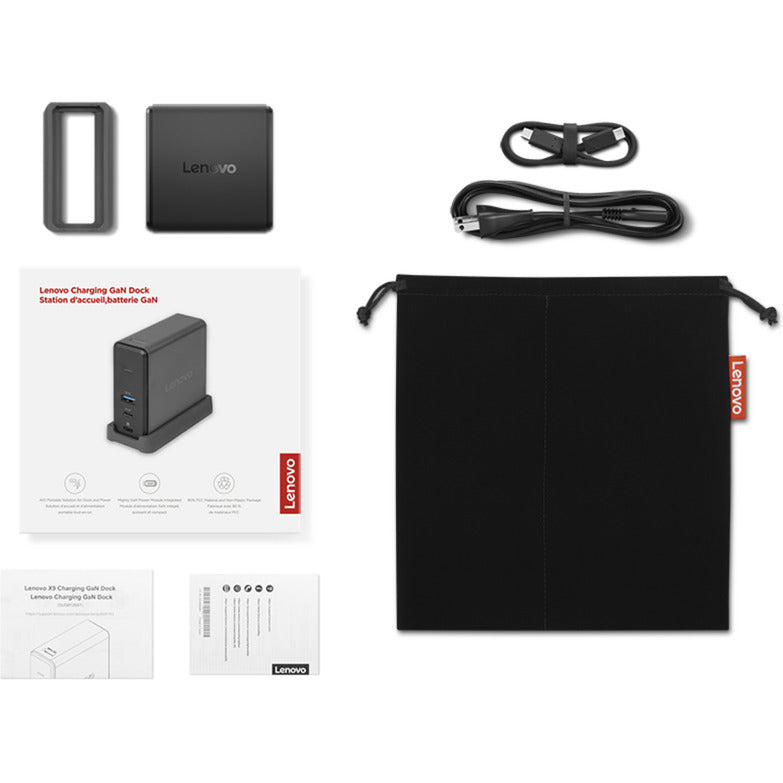 Lenovo Charging Gan Dock Dockingstation (schwarz)