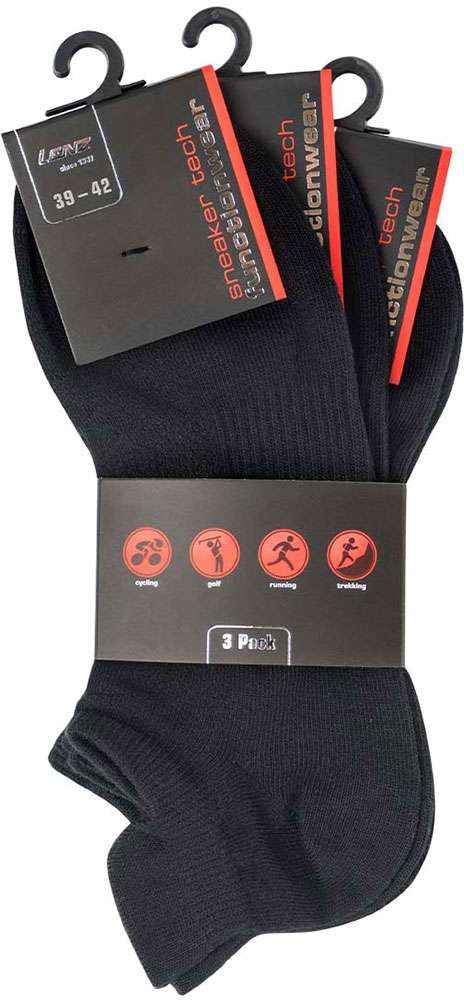 Lenz Performance Sneaker Tech – Laufsocken (3er-Pack)