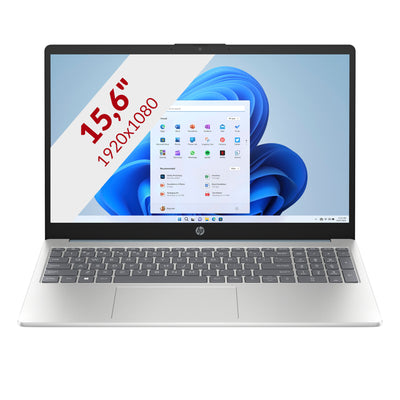 HP 15-fd1251ndx 15,6 Laptop (Silberblau | Core 5 120U | Intel-Grafik | 8 GB | 512 GB SSD)