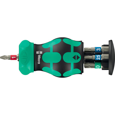 Wera Fahrradset 5 Bit Set inkl. Handhalter mit Ratschenfunktion 7-teilig