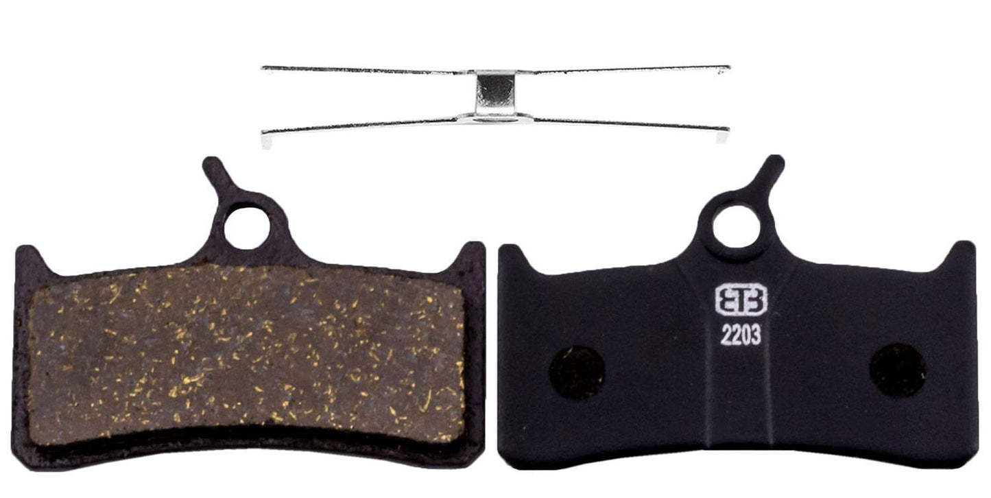 Dreifach acht Shimano Deore XT-Scheibenbeläge