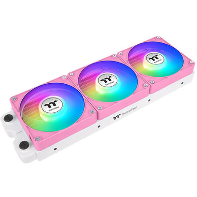 Thermaltake ct120 ex reverse argb sync pc cooling fan pink (3-fan pack) case fans (pink, 3 pieces, 120 x 120 x 25 mm, pwm)