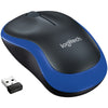 Logitech kabellose Maus M185 (blau, Einzelhandel)