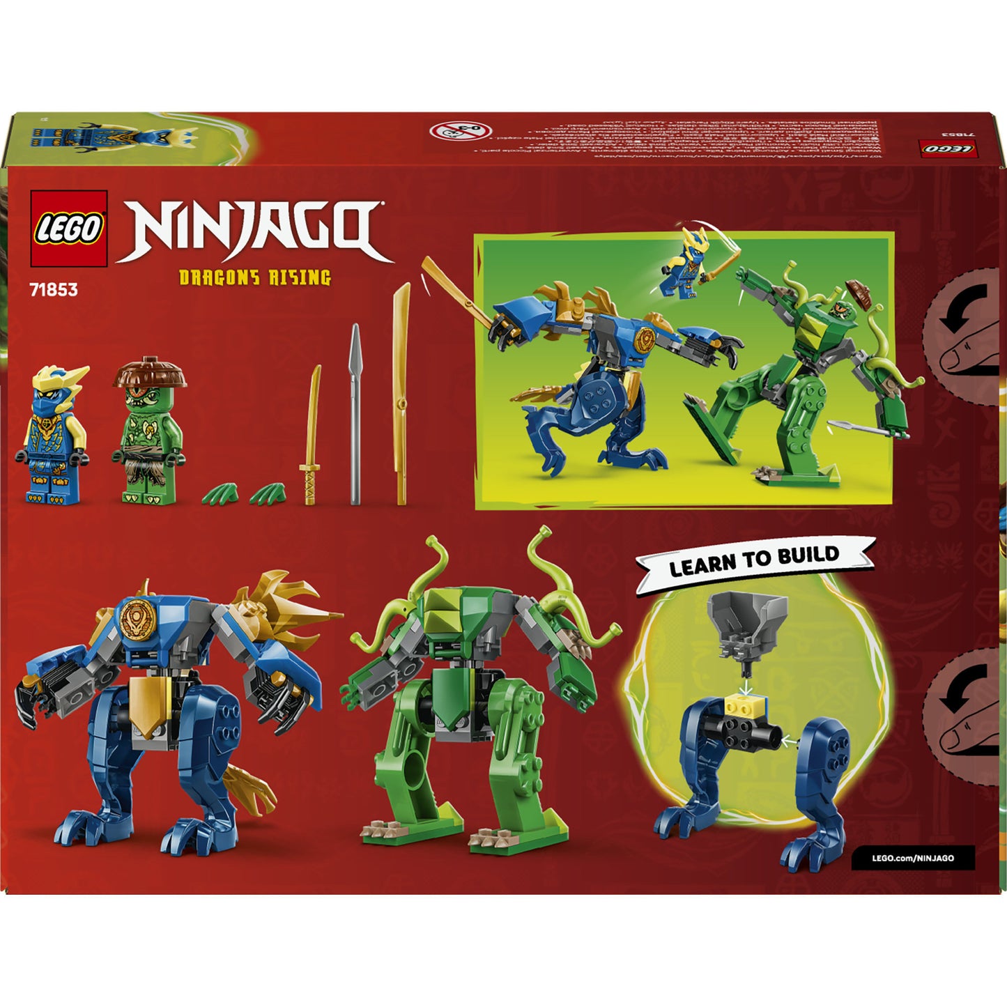 Lego Ninjago 71853 Jays Drachen-Mech-Kampf