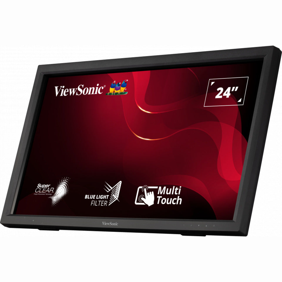 Viewsonic IR-Touchmonitor TD2423 24 (schwarz, 1x HDMI, VGA, DVI-D, USB-A, USB-B)