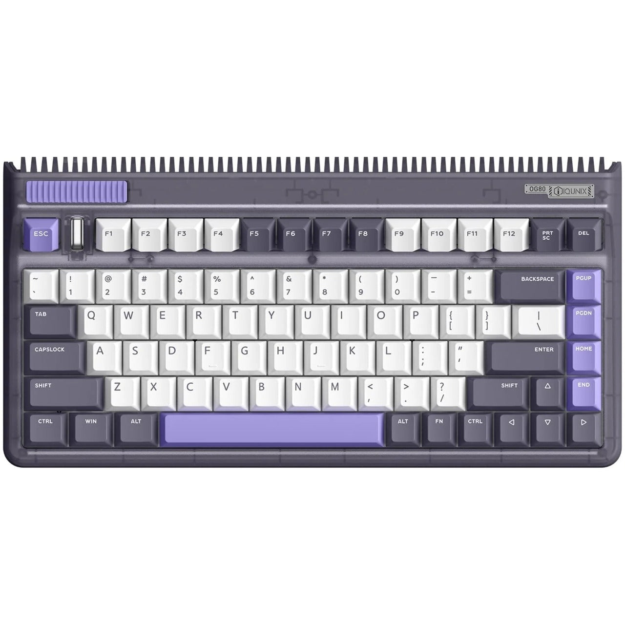 Iqunix OG80 Lavandin Wireless mechanischer Tastatur