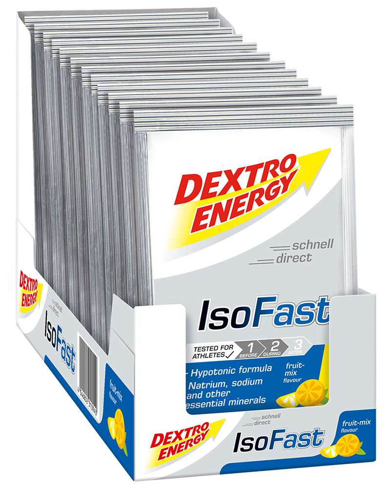 Dextro Energy Iso Fast Drink Box mit 12 Stück