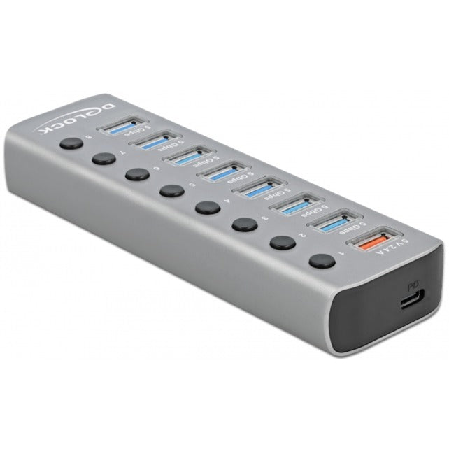 Delock USB 3.2 Gen 1 Hub mit 7 Toren