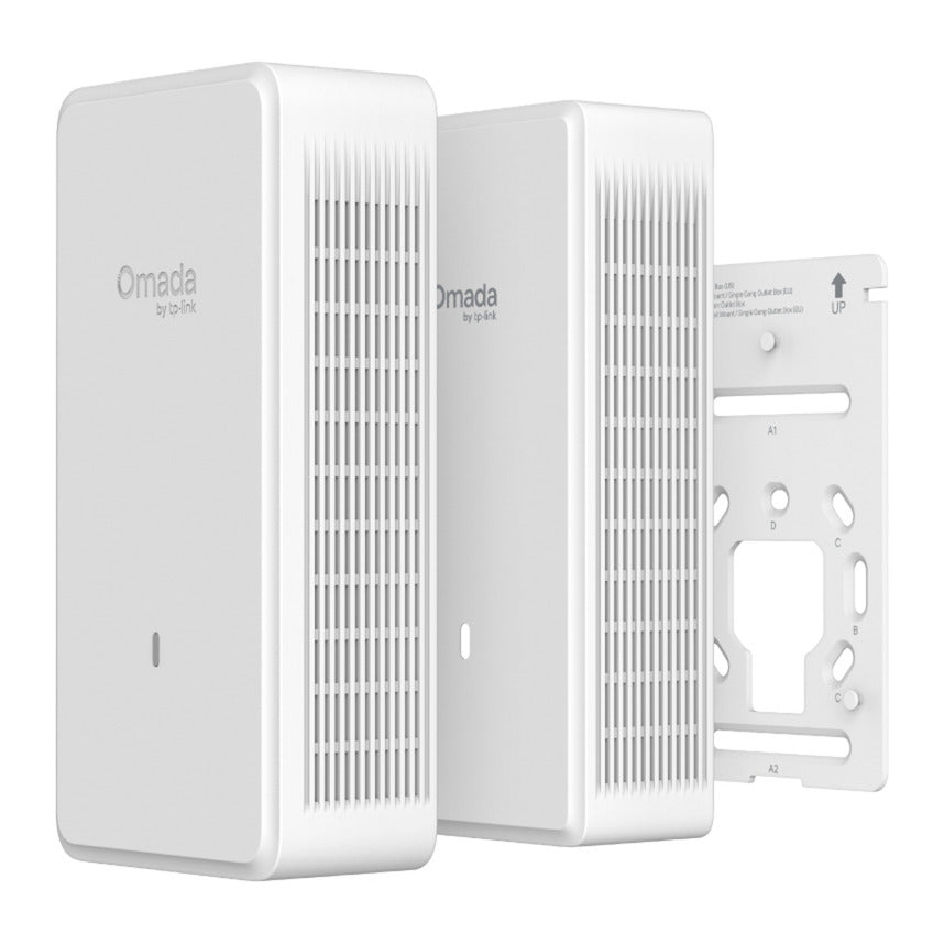 Tp-Link Omada EAP775-Wall Be9300 WLAN 7 Access Point (weiß, Mesh, 6-Stream Tri-Band, PoE)