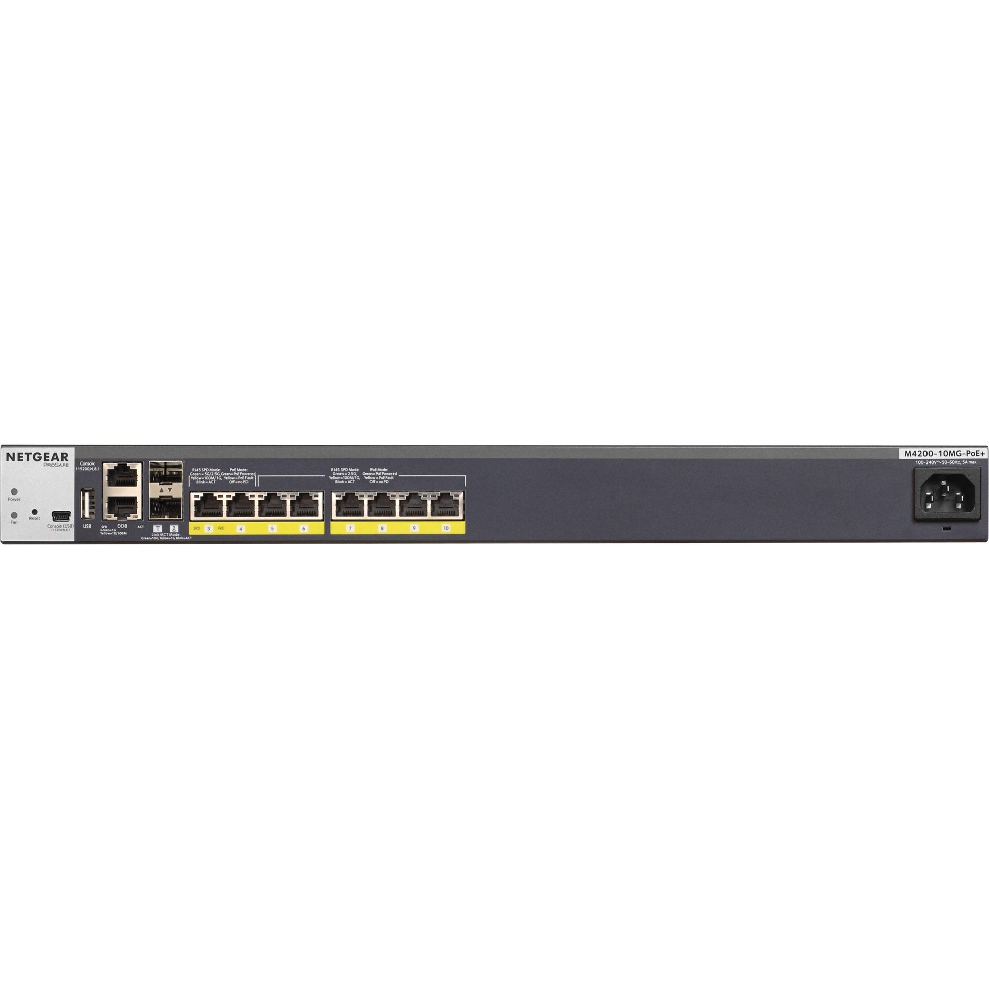 Netgear Prosafe M4200-10mg-poe+