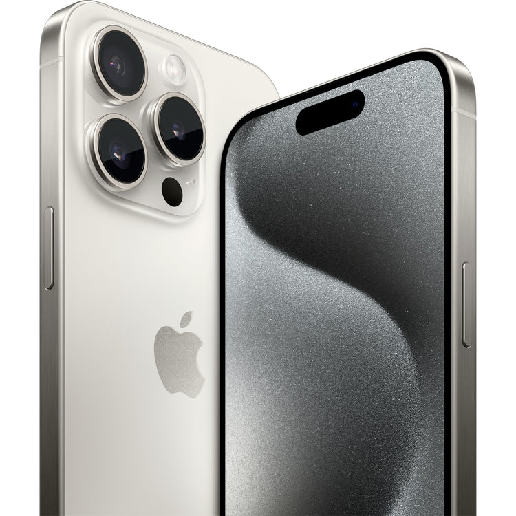 Apple iPhone 15 pro max Smartphone (weiß, 256 GB, iOS)