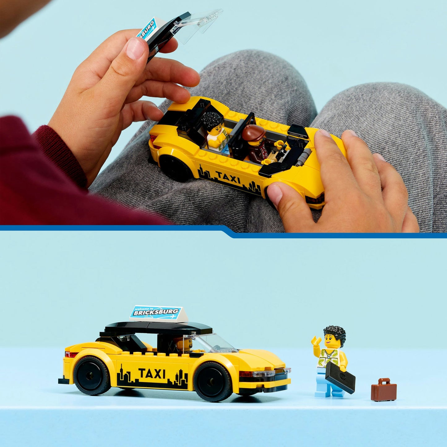 Lego City 60487 gelbes Taxi