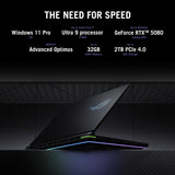 Asus Rog Strix G16 G615LP-S5087W 16 Gaming-Laptop (schwarz grau | Core Ultra 9 275hx | RTX 5070 | 32 GB | 1 TB SSD) - afbeelding 18