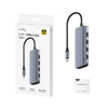 Cudy 6-in-1 HDMI 4K USB-C Hub USB-Hub (Silber)