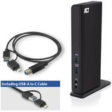 ACT Connectivity USB-C oder USB-A Dual Monitor Docking Station - afbeelding 4