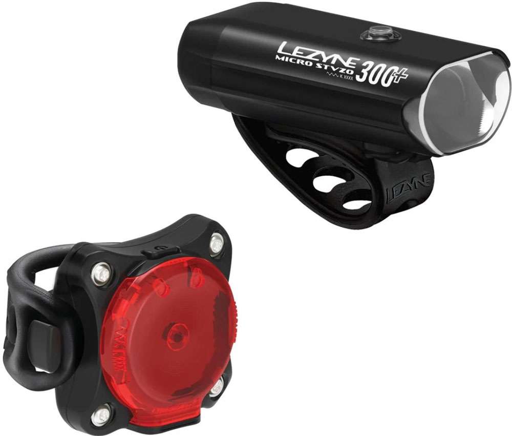 Lezyne Micro Drive 300+ Stvzo Zecto Drive Beleuchtungsset