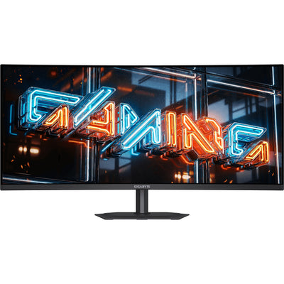 Gigabyte mo34wqc36 qd-oled 34 gebogener Ultrawide-Gaming-Monitor (schwarz, 2x HDMI, Display-Port, USB-A, USB-B, USB-C, 360 Hz)